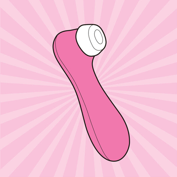 Drawing of the most famous dildo for women.
