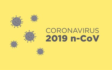 Coronavirus illustration. MERS-Cov (Middle East Respiratory Coronavirus Syndrome), New Corona Virus (2019-nKoV). Design concept for protection against a viral pandemic.