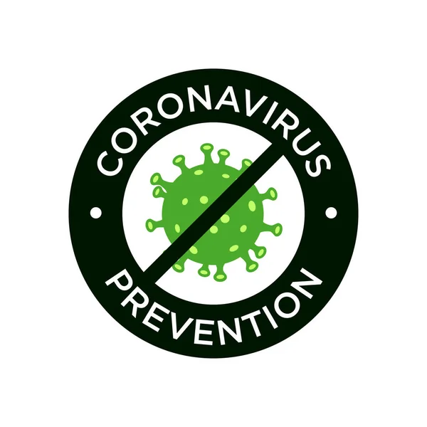 Coronavirus Preventie Pictogram Illustratie Mers Cov Middle East Respiratory Coronavirus — Stockvector