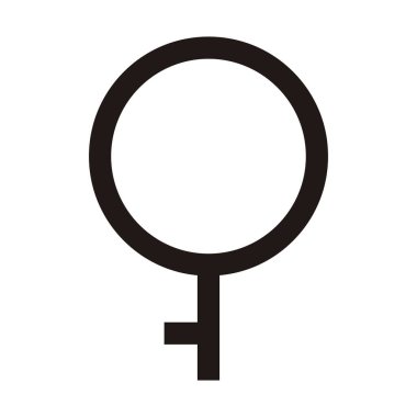 Yarı kız düz ikonlar. Pictogram vektör çizimi.