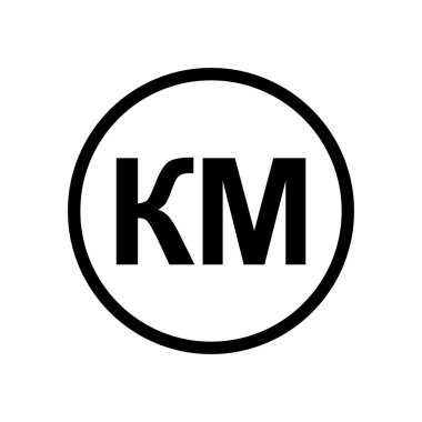 Konvertibilna Marka madeni para siyah beyaz ikon. Geçerli para birimi sembolü.
