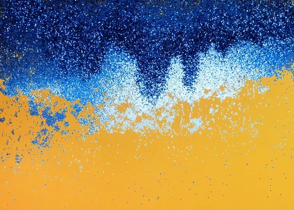 Abstract blue and yellow background. Bright background for your design