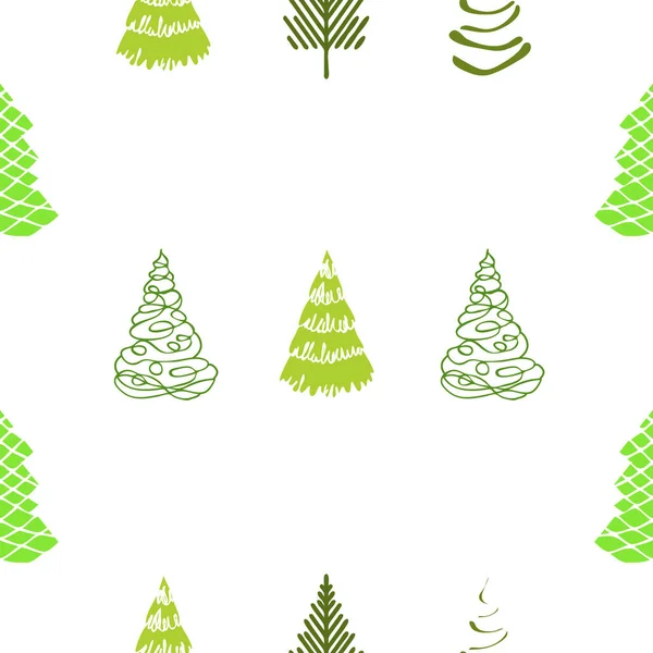 Christmas Tree Copy Space — Stock Vector