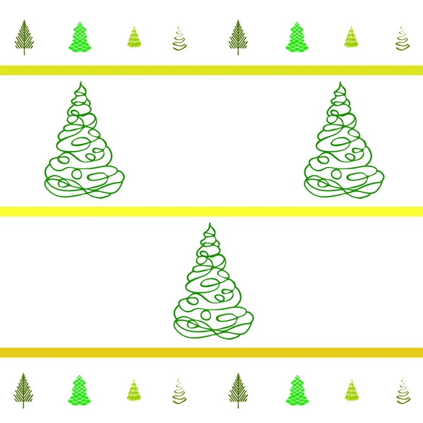 Árbol Navidad Espacio Para Copiar — Vector de stock