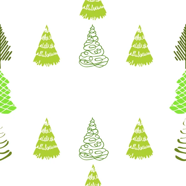 Árbol Navidad Espacio Para Copiar — Vector de stock