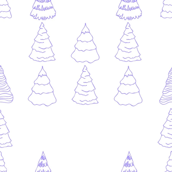 Arbre Noël Espace Copie — Image vectorielle