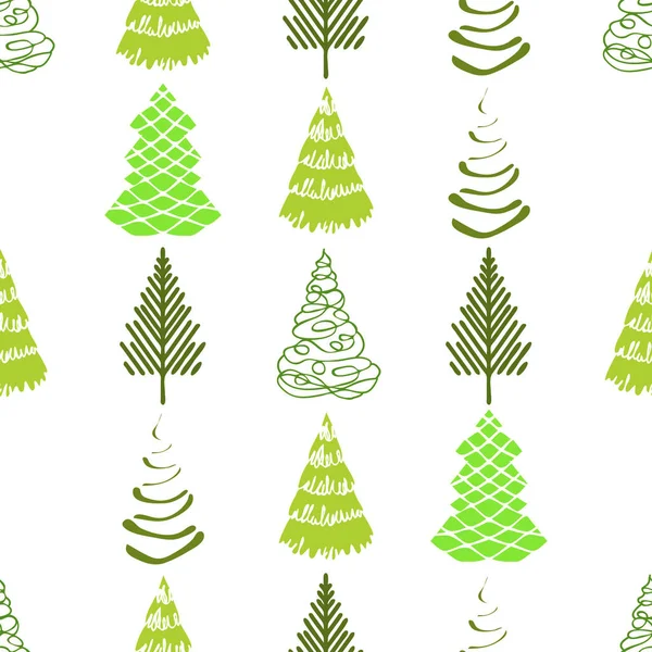 Christmas Tree Copy Space — Stock Vector