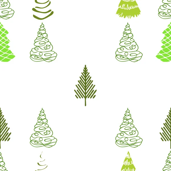 Árbol Navidad Espacio Para Copiar — Vector de stock