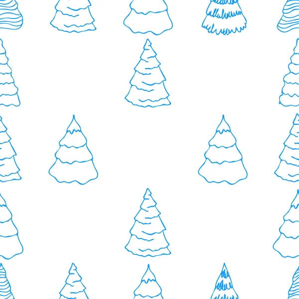 Arbre Noël Espace Copie — Image vectorielle