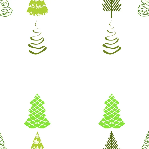 Christmas Tree Copy Space — Stock Vector