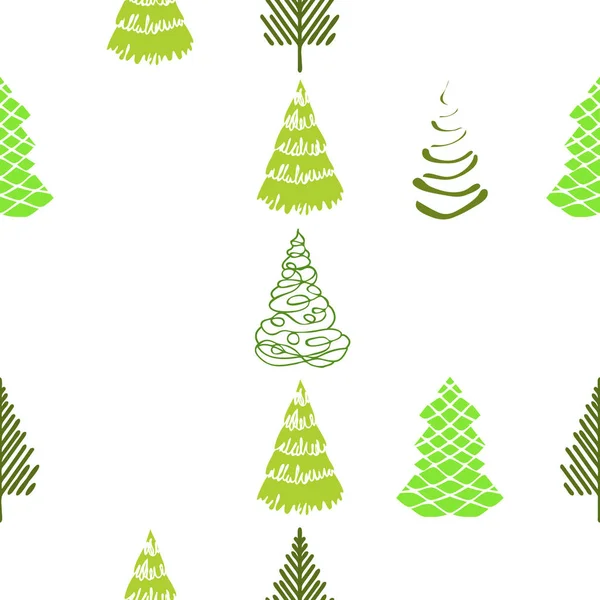 クリスマスツリー コピースペース — ストックベクタ
