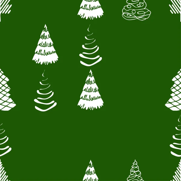 Christmas Tree Copy Space — Stock Vector