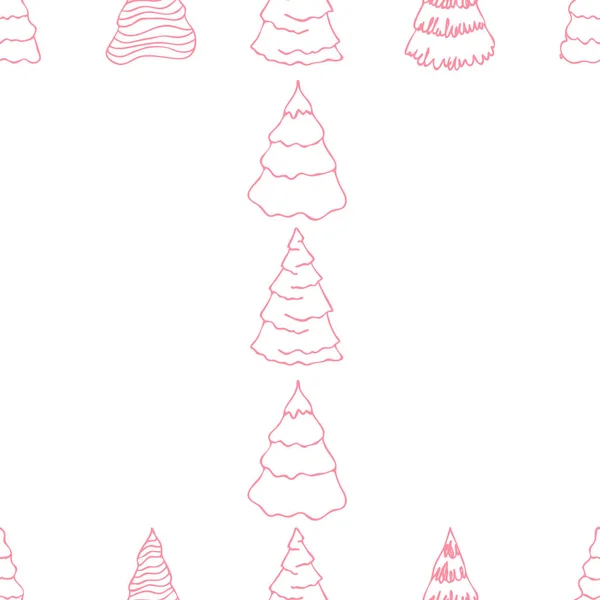 Arbre Noël Espace Copie — Image vectorielle