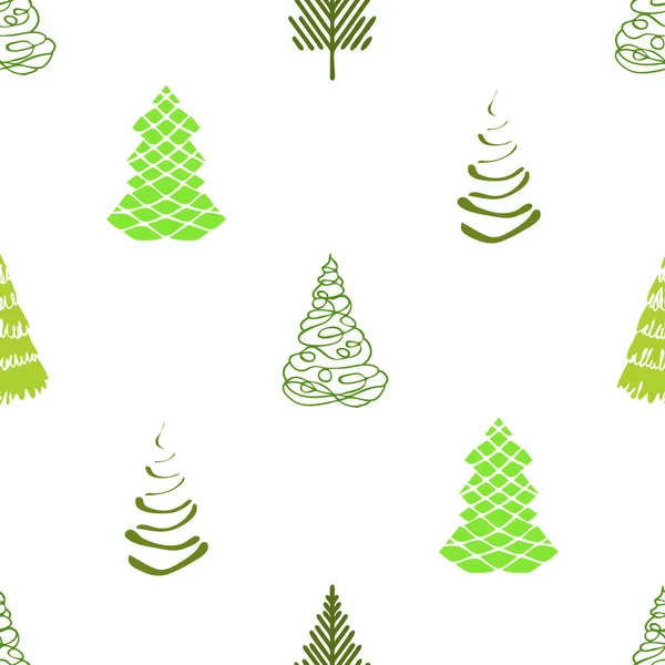 Árbol Navidad Espacio Para Copiar — Vector de stock