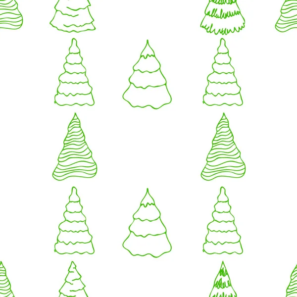 Árbol Navidad Espacio Para Copiar — Vector de stock