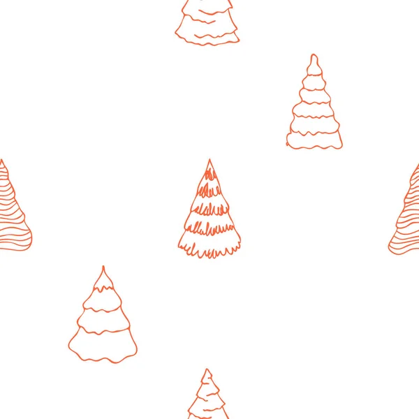 Arbre Noël Espace Copie — Image vectorielle