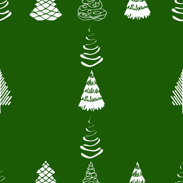 Árbol Navidad Espacio Para Copiar — Vector de stock