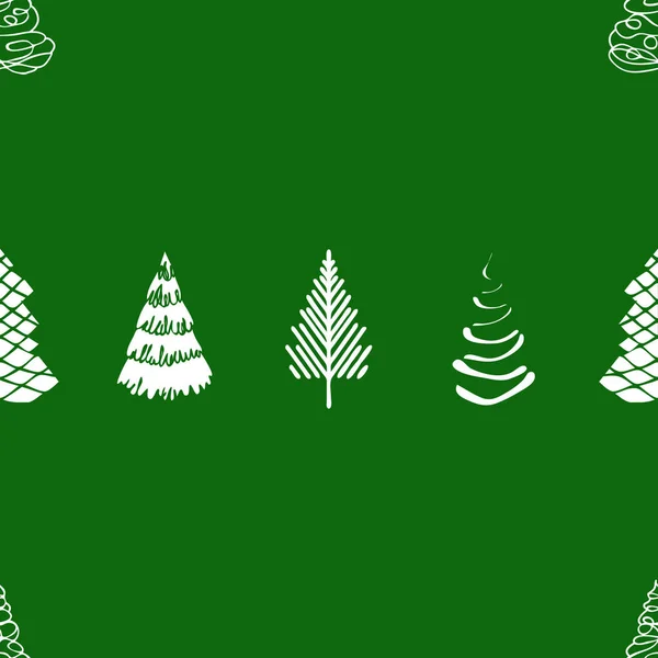 Árbol Navidad Espacio Para Copiar — Vector de stock