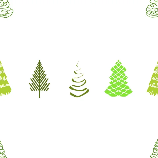 Christmas Tree Copy Space — Stock Vector