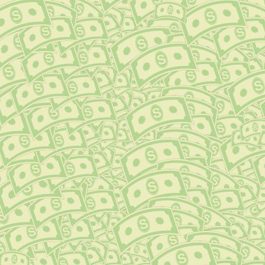 Kağıt dolar deseni kümesi. Amerikan banknotlar. Nakit para. Bize para birimi