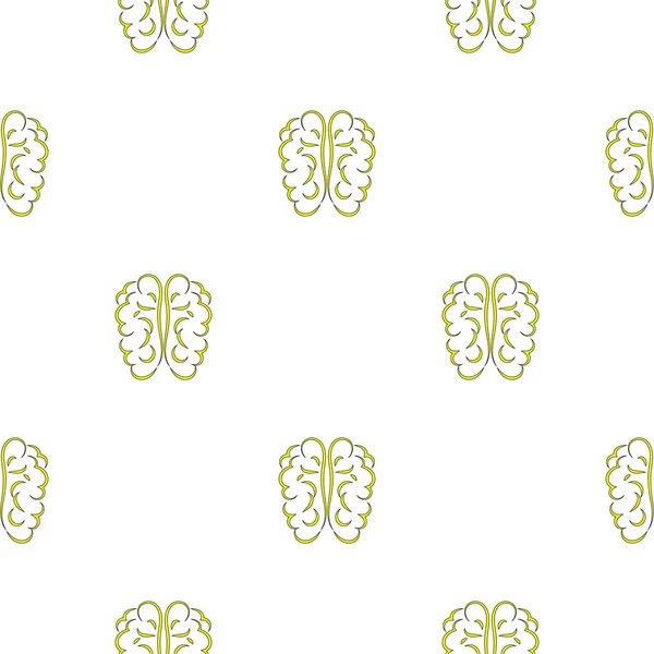 Ludzki mózg ikonę wzór — Wektor stockowy