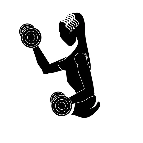 Sport Club Gym Logo Design — Stock Vector