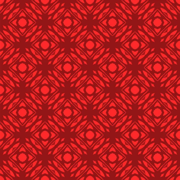 Vektör kırmızı süs kesintisiz çizgi deseni