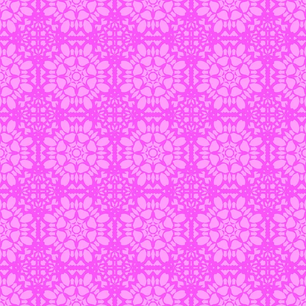 Pink Ornamental Seamless Line Pattern — Stock Vector