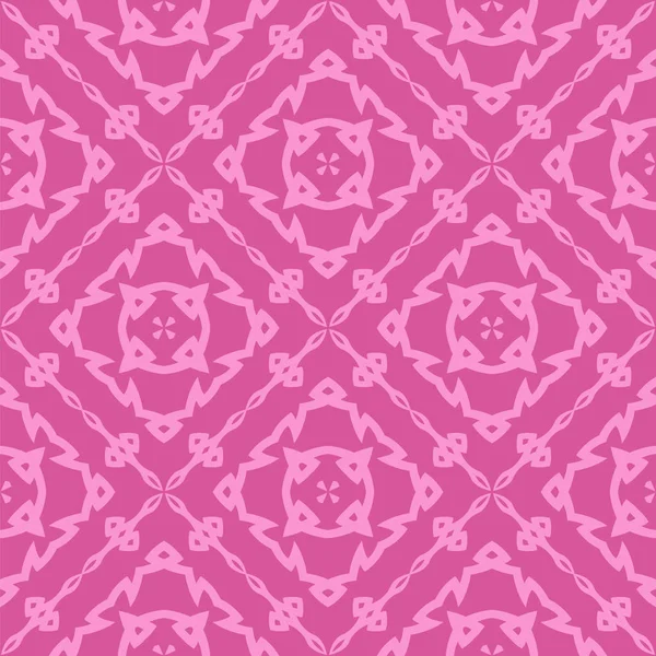 Patrón de línea sin costura ornamental rosa — Vector de stock