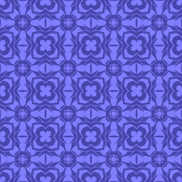 Синя Декоративна Безшовна лінія Візерунок — стоковий вектор