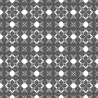 Süs kesintisiz çizgi deseni