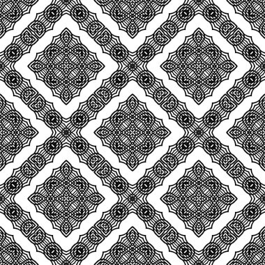 Süs kesintisiz çizgi deseni