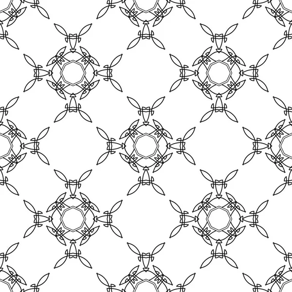 Ornement sans couture Line Pattern — Image vectorielle