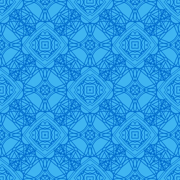 Mavi süs kesintisiz çizgi deseni