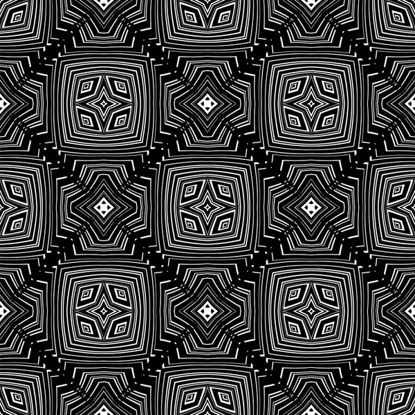 Ornamental Seamless Line Pattern — Stock Vector