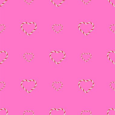 Sorunsuz tatlı şeker kalpler desen