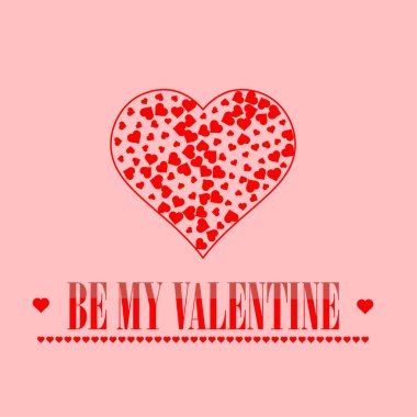 Benim Valentine romantik Banner