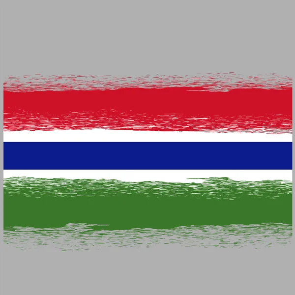 Bandera de Gambia — Archivo Imágenes Vectoriales