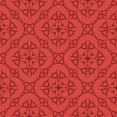 Kırmızı dekoratif Retro Seamless Modeli