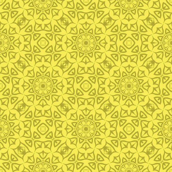 Декоративный ретро-бесшовный желтый пластырь — стоковый вектор