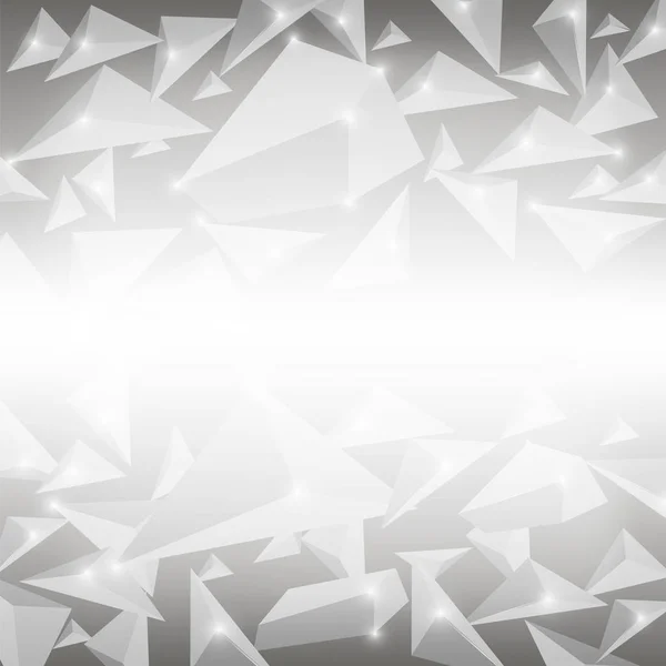 Modèle de cristal gris . — Image vectorielle