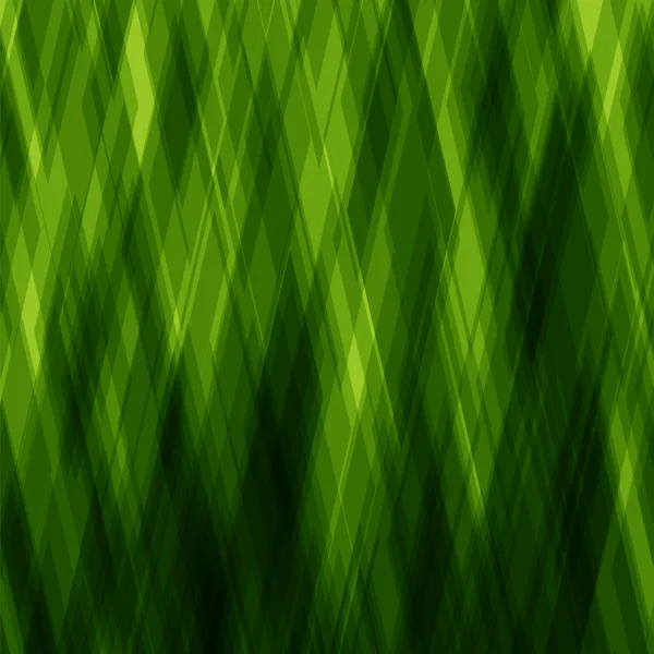 斜めの抽象的な背景。緑のモザイク パターン — ストックベクタ