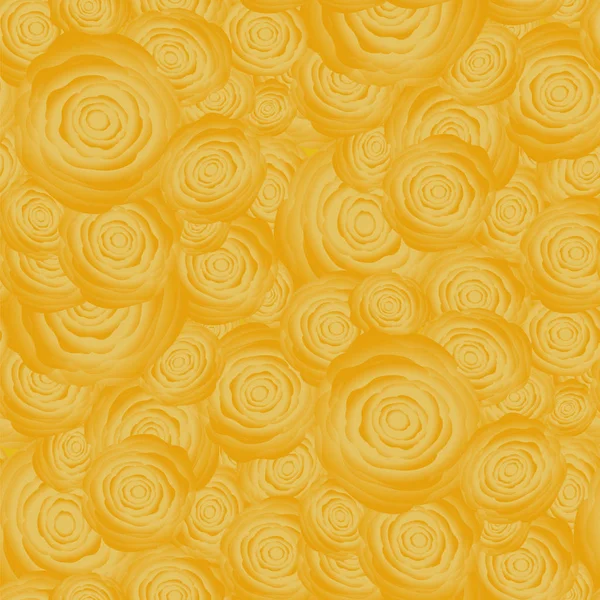 バラのランダムなシームレス パターンの花束 — ストックベクタ