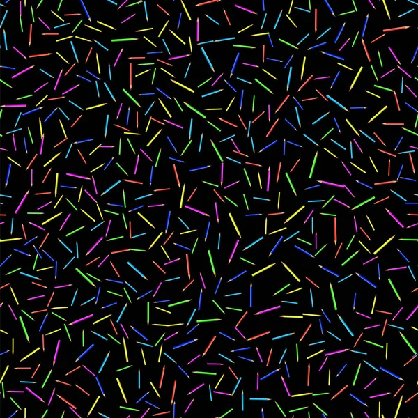 Färgpennor seamless mönster — Stock vektor