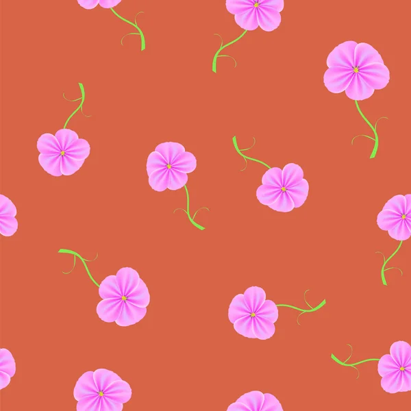 Spring Flower Seamless Pattern — Stock Vector