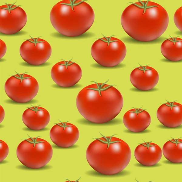 Modello di pomodoro rosso fresco — Vettoriale Stock