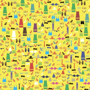 kıyafetleri Dikişsiz desen