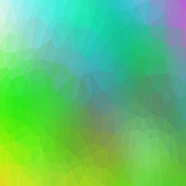 Soyut renkli üçgen mozaik desen