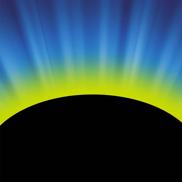 Eclipse solar completo — Archivo Imágenes Vectoriales