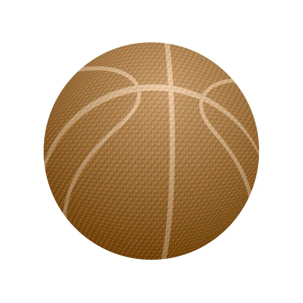 Basketball Orange Icon — Stock Vector